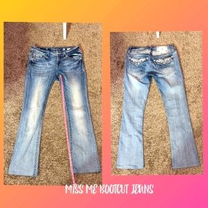 🌈 MISS ME BOOTCUT BLING JEANS 🌞